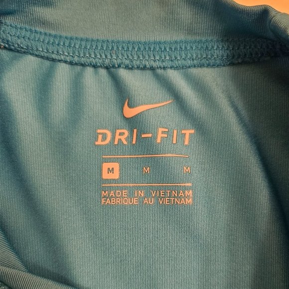 Nike long-sleeved teal top medium - Picture 5 of 6
